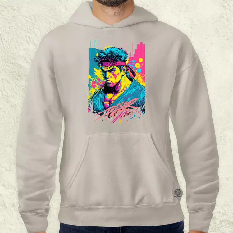Street Fighter Ryu férfi pulóver