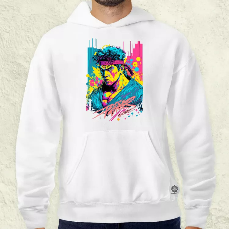 Street Fighter Ryu férfi pulóver