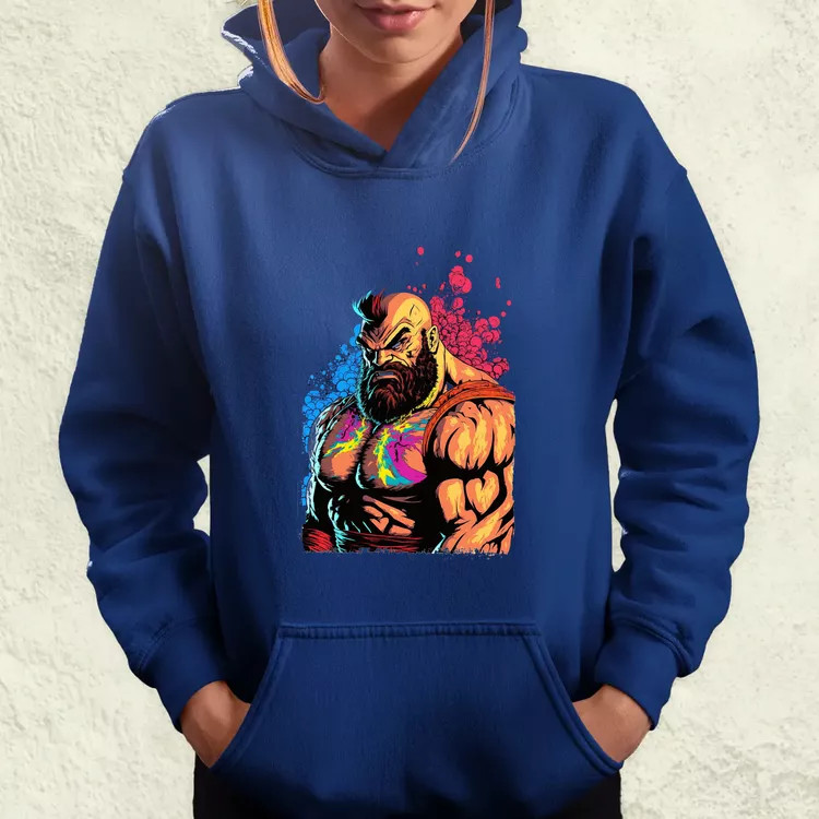Street Fighter Zangief női pulóver