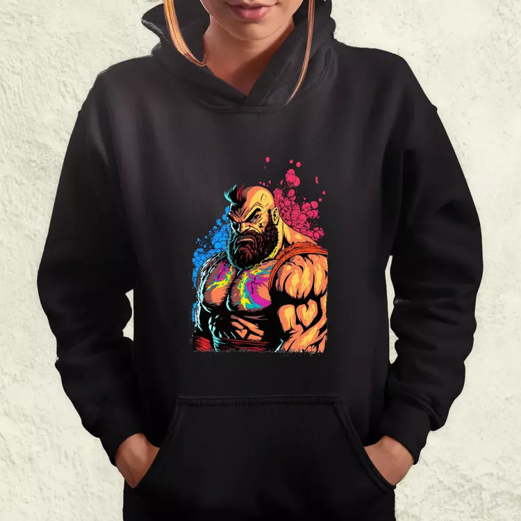 Street Fighter Zangief női pulóver