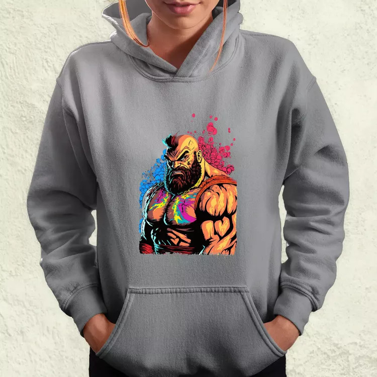 Street Fighter Zangief női pulóver