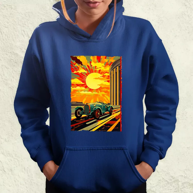 Vintage Grand Prix v2 női pulóver