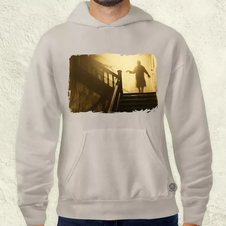 Vintage horror jelenet v2 férfi pulóver