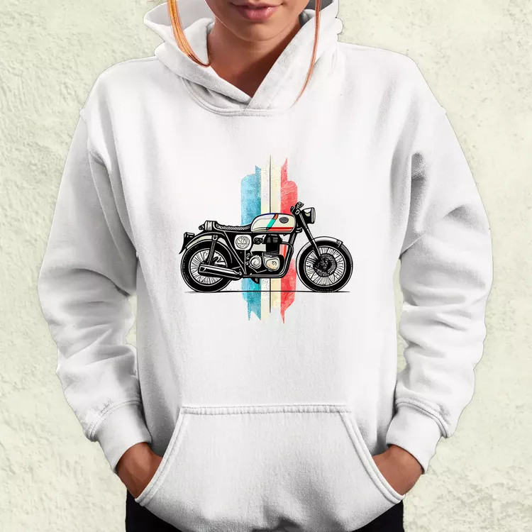 Vintage motor v1 női pulóver