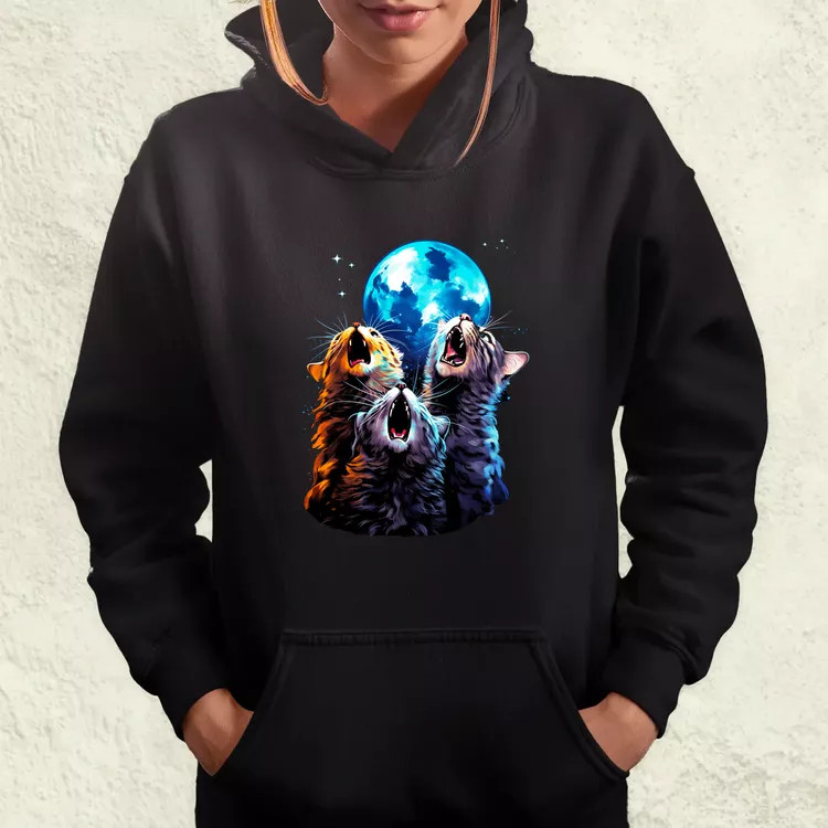 Neon nyávogás v5 női pulóver
