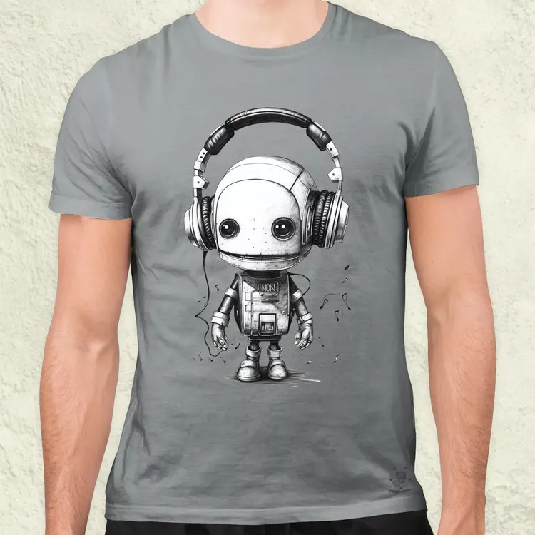 Baby robot v2 férfi póló
