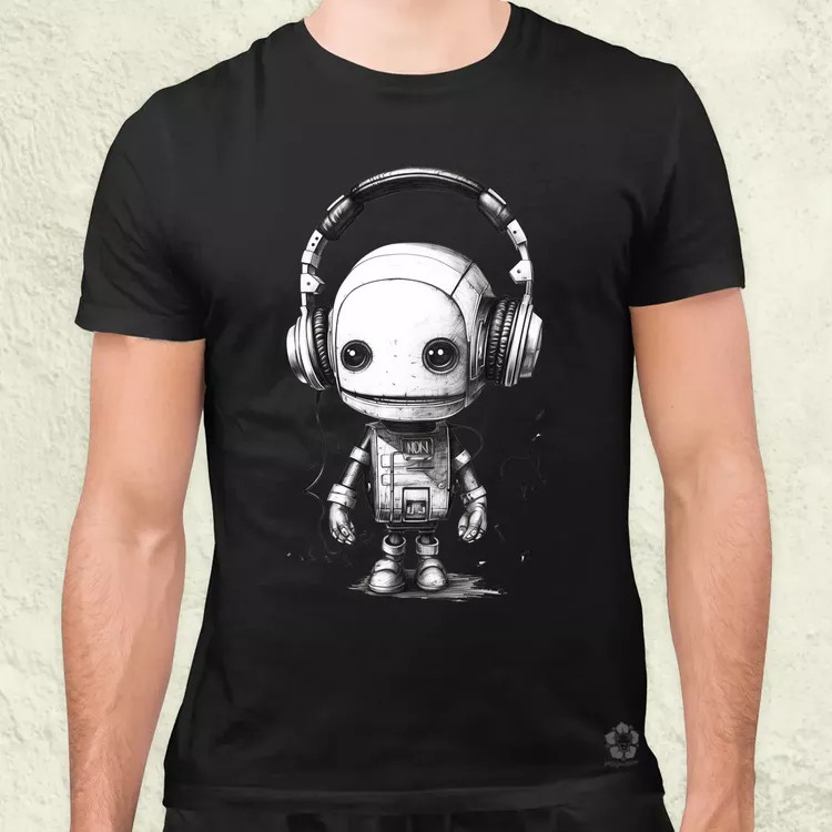 Baby robot v2 férfi póló