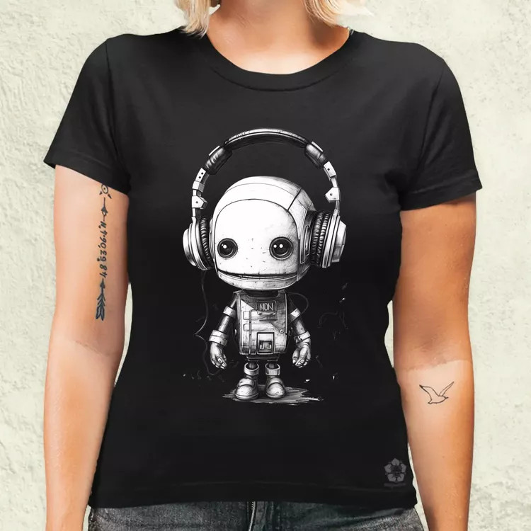 Baby robot v2 női póló