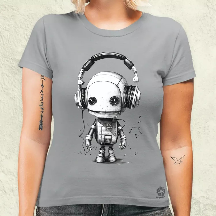 Baby robot v2 női póló