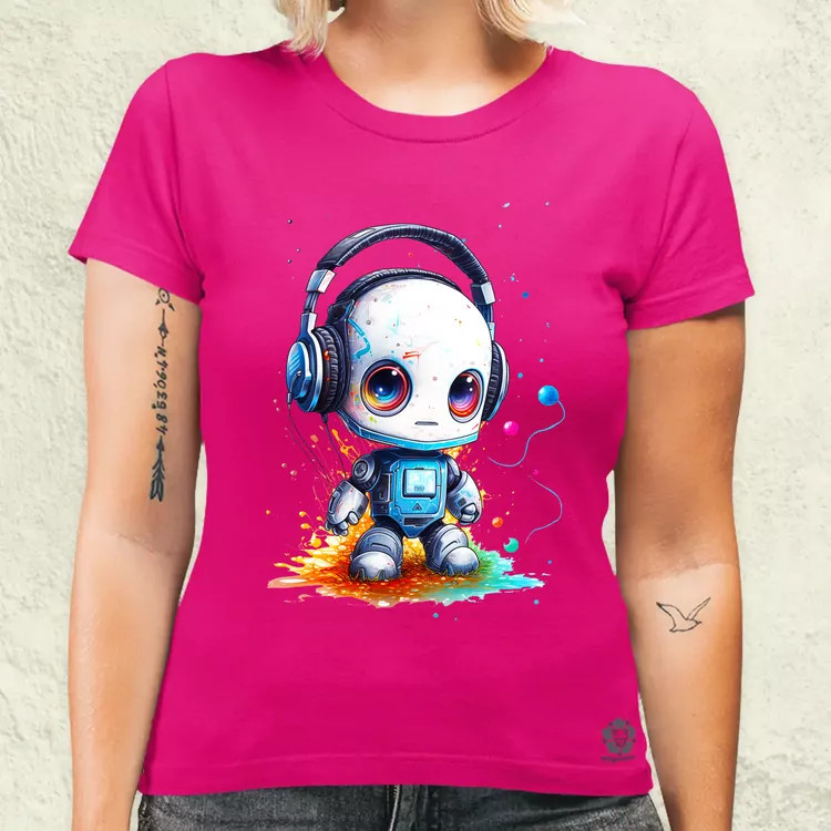 Baby robot v3 női póló