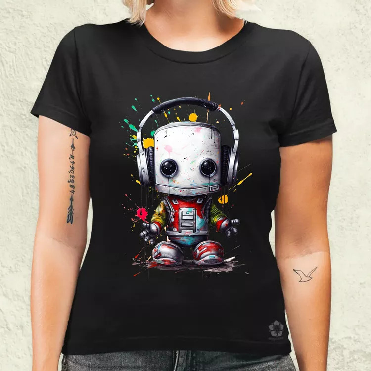 Baby robot v8 női póló
