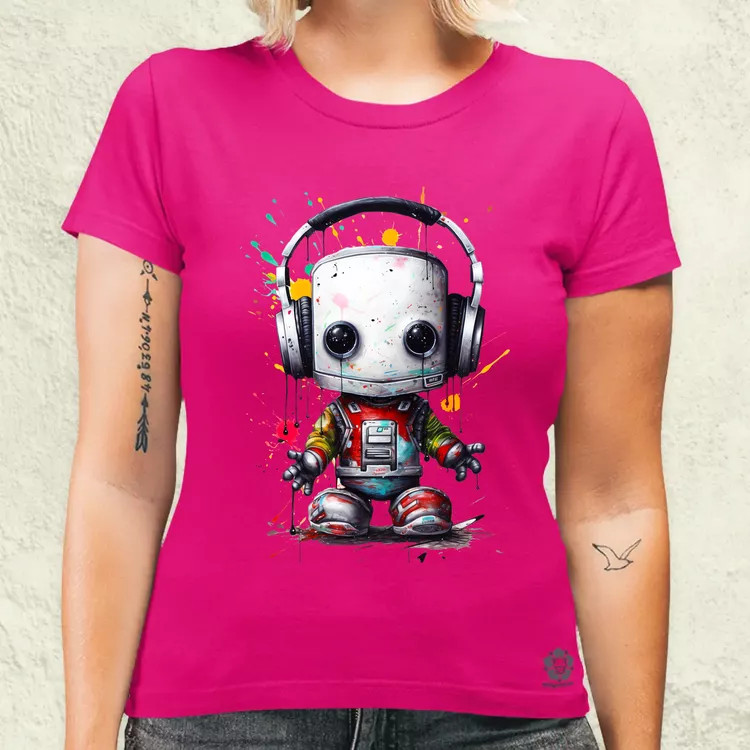 Baby robot v8 női póló