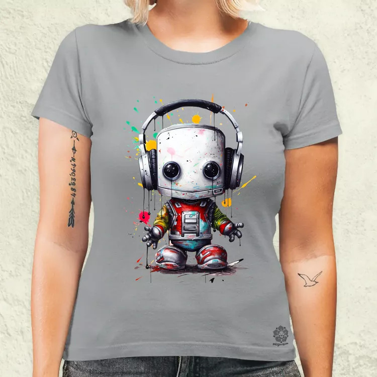 Baby robot v8 női póló