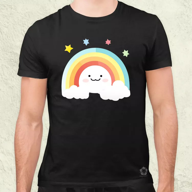 Cuki felhő v2 férfi póló