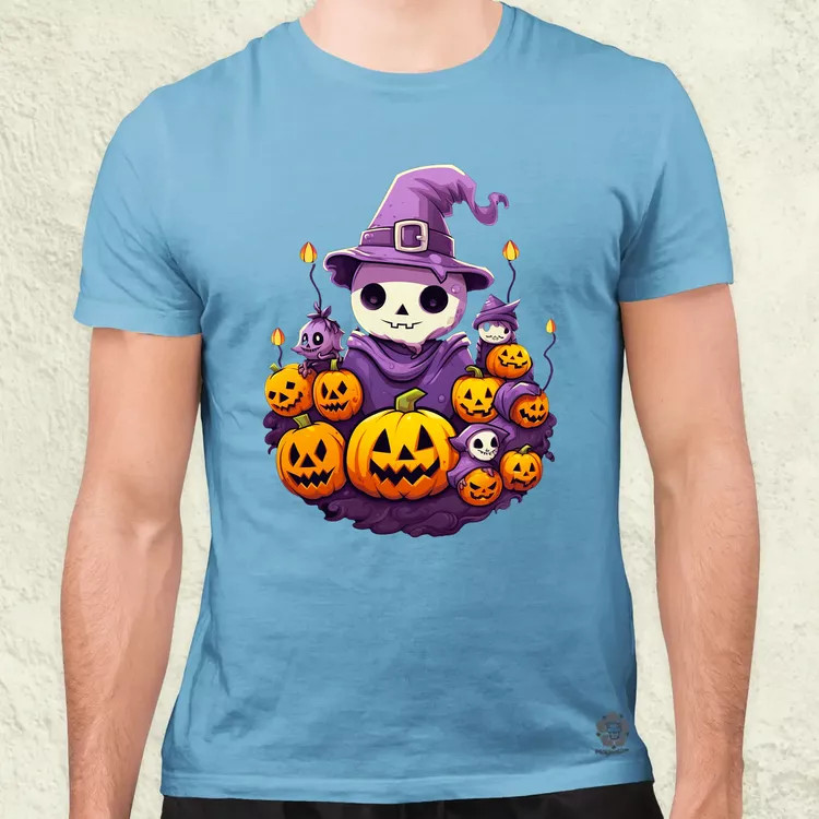 Cuki Halloween v1 férfi póló