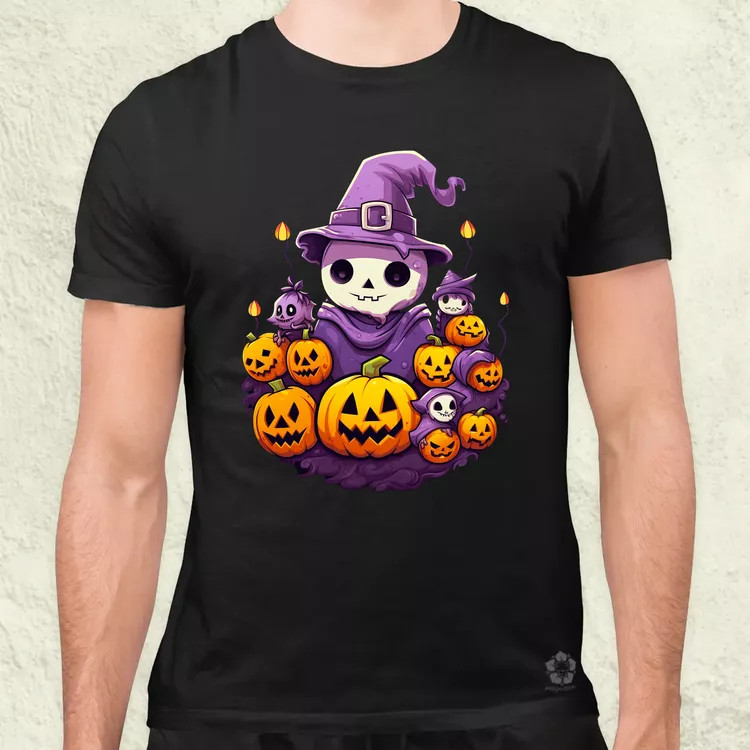Cuki Halloween v1 férfi póló