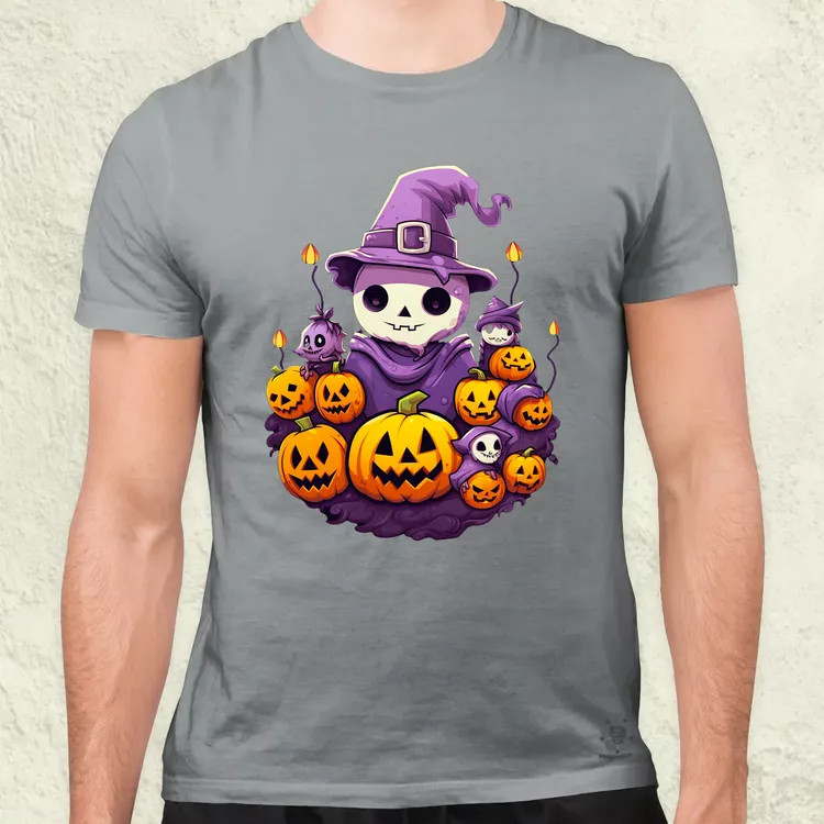 Cuki Halloween v1 férfi póló