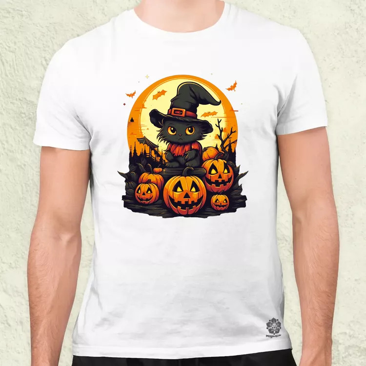 Cuki Halloween v2 férfi póló