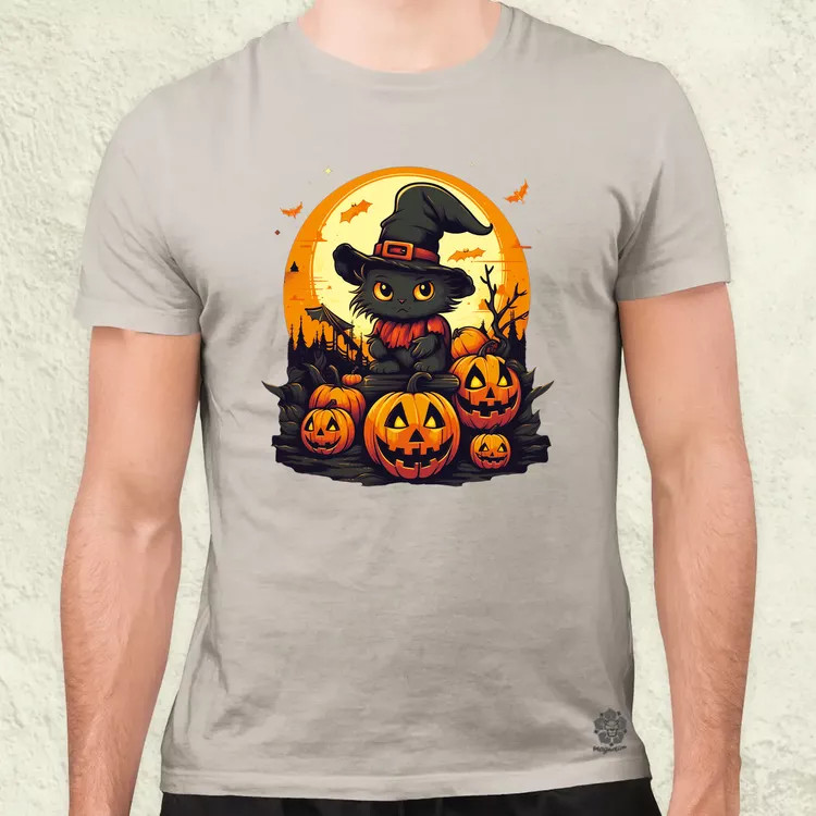 Cuki Halloween v2 férfi póló
