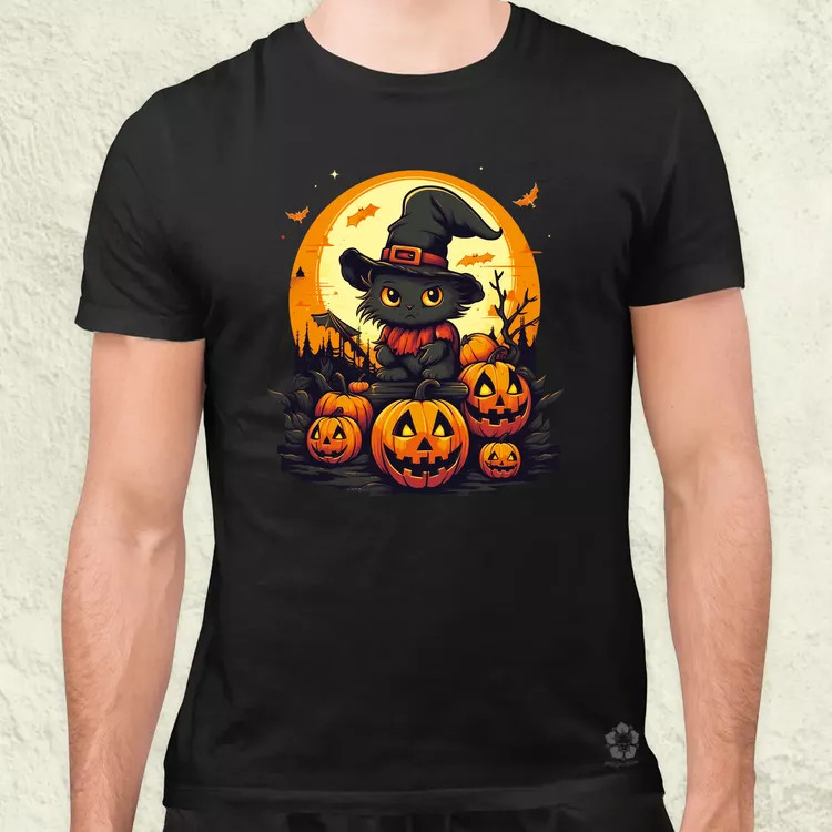 Cuki Halloween v2 férfi póló