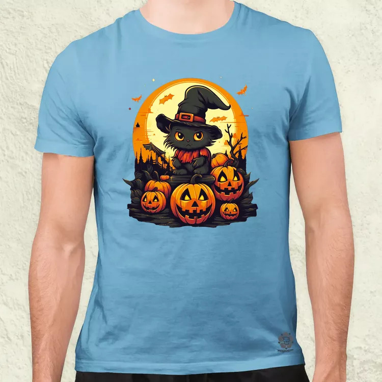 Cuki Halloween v2 férfi póló