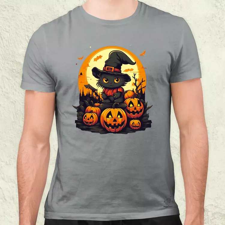 Cuki Halloween v2 férfi póló