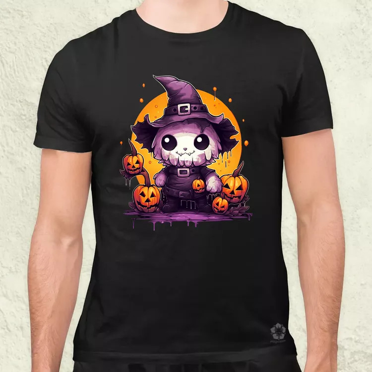 Cuki Halloween v4 férfi póló