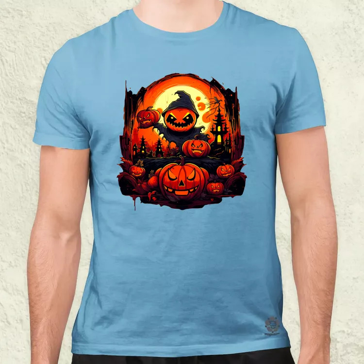 Cuki Halloween v8 férfi póló