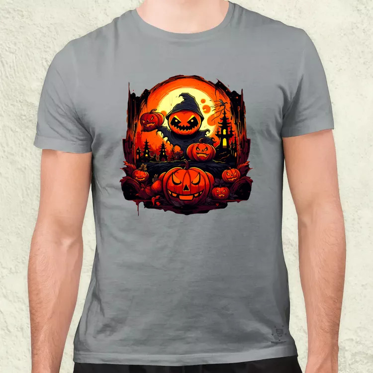 Cuki Halloween v8 férfi póló
