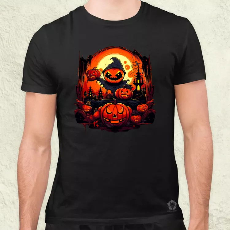 Cuki Halloween v8 férfi póló
