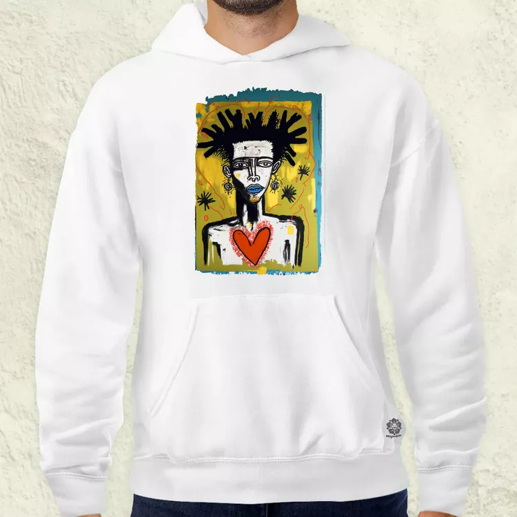 Basquiat digitális művészet v1 férfi pulóver