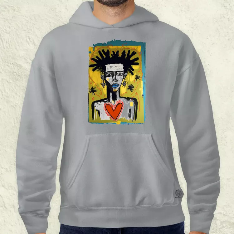 Basquiat digitális művészet v1 férfi pulóver
