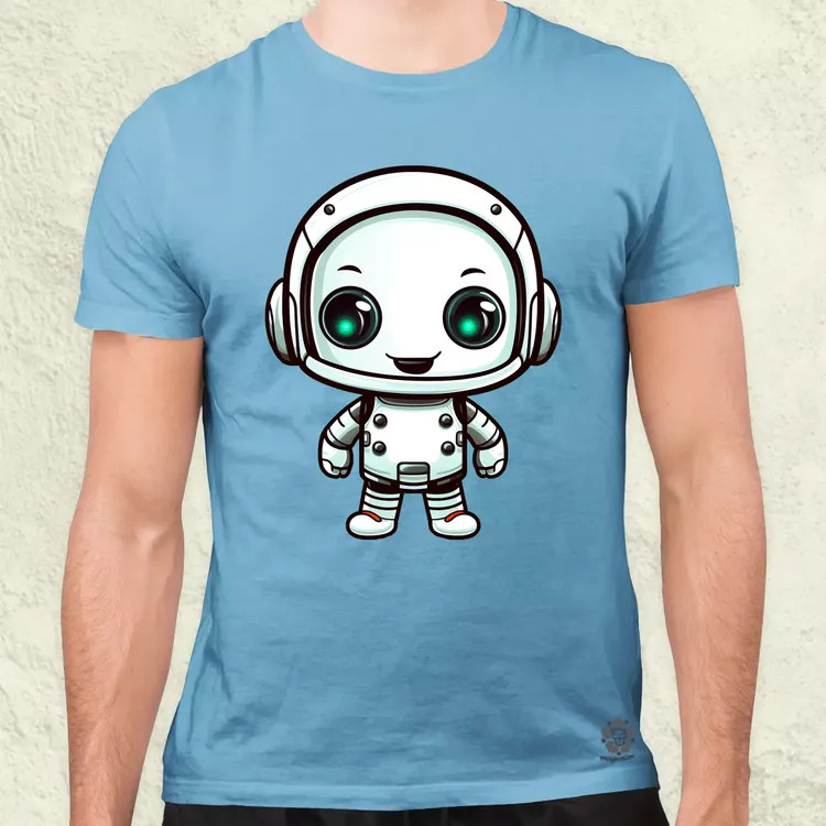 Cuki robot v4 férfi póló