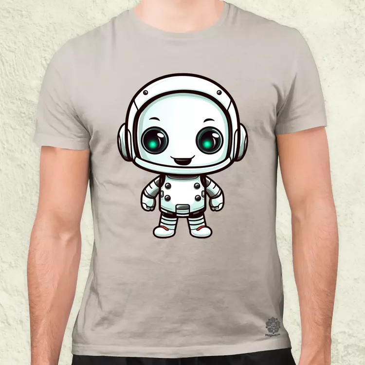 Cuki robot v4 férfi póló