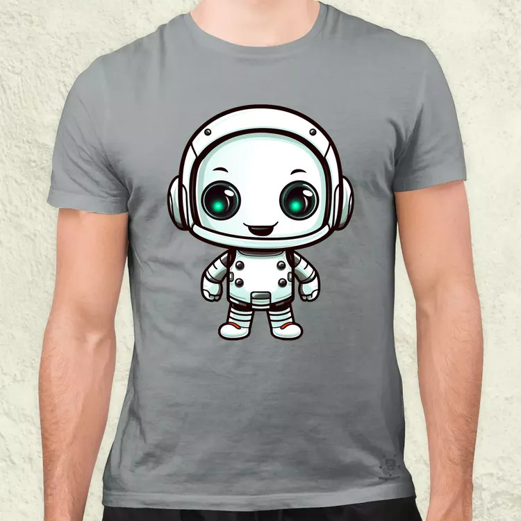 Cuki robot v4 férfi póló