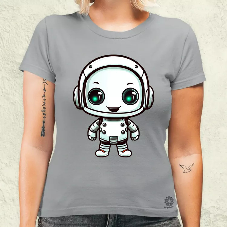 Cuki robot v4 női póló