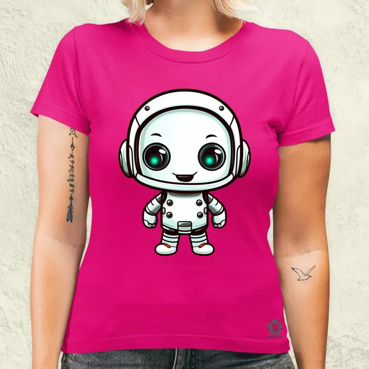 Cuki robot v4 női póló