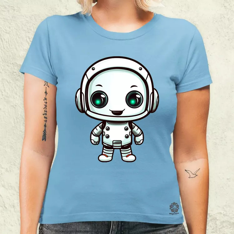Cuki robot v4 női póló