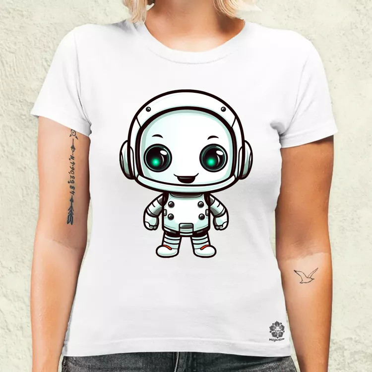 Cuki robot v4 női póló
