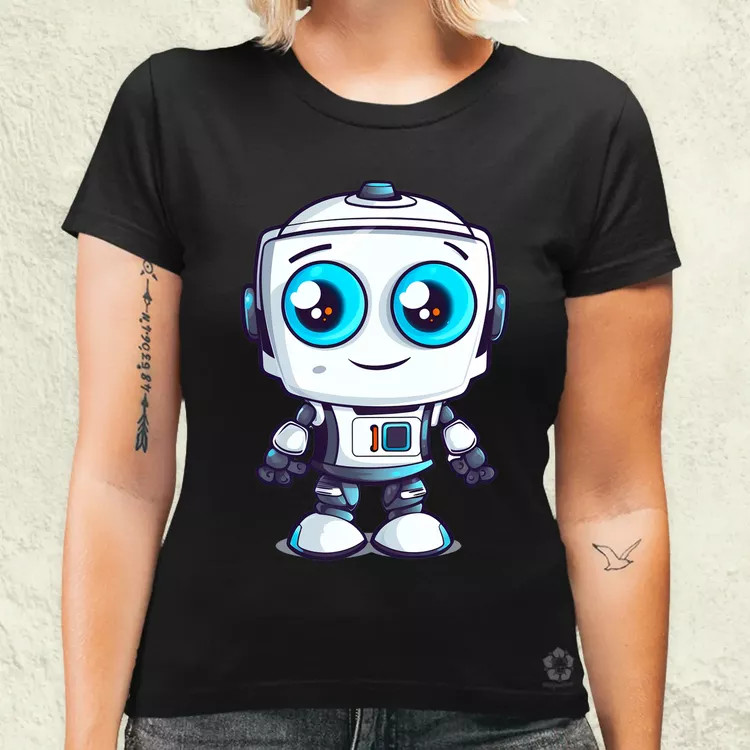 Cuki robot v5 női póló