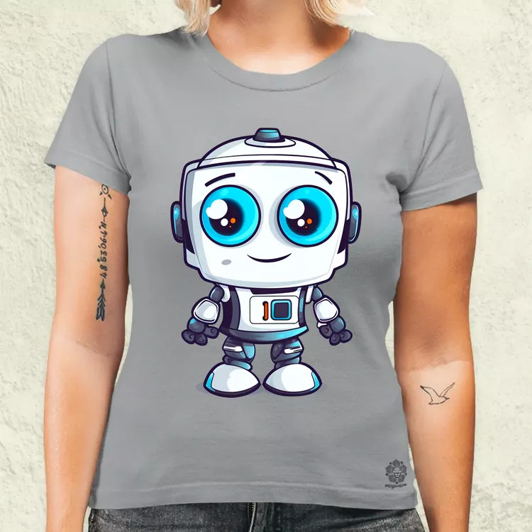 Cuki robot v5 női póló