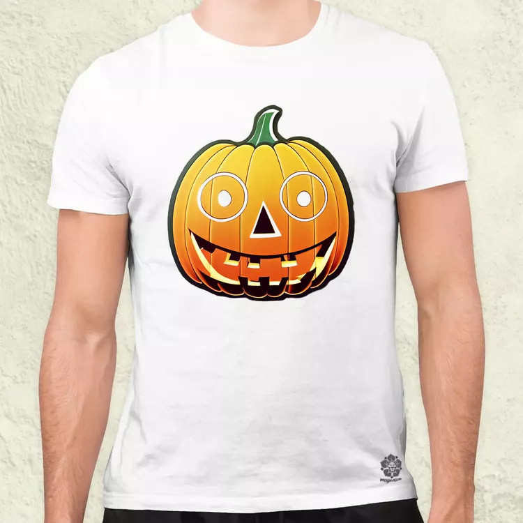 Halloween sütőtök matrica v2 férfi póló