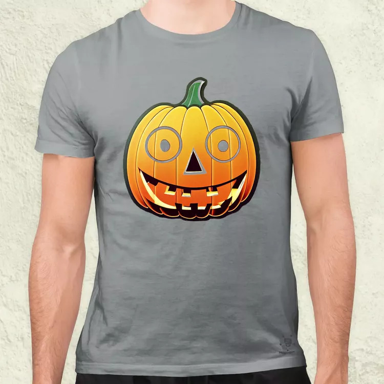 Halloween sütőtök matrica v2 férfi póló