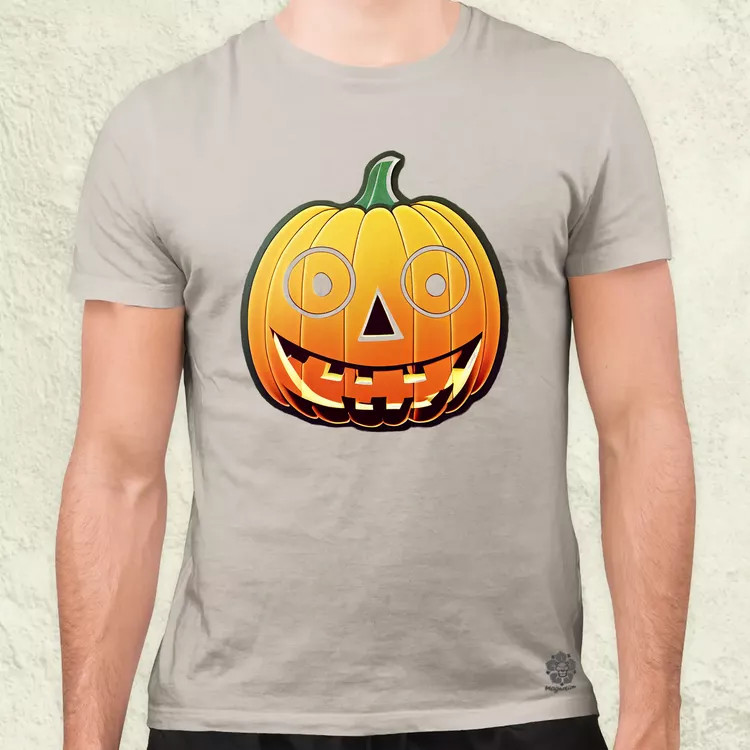 Halloween sütőtök matrica v2 férfi póló