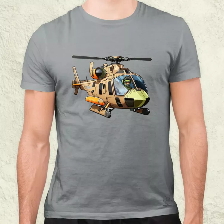 Helikopter matrica v1 férfi póló