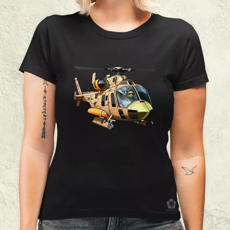 Helikopter matrica v1 női póló
