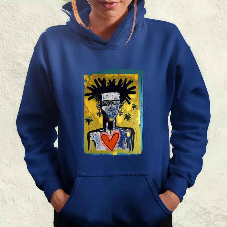 Basquiat digitális művészet v1 női pulóver