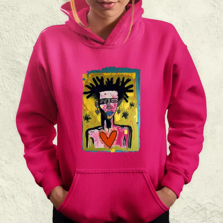 Basquiat digitális művészet v1 női pulóver