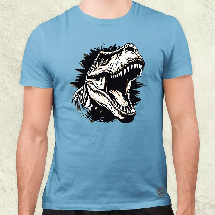 Monochrome T-rex v1 férfi póló