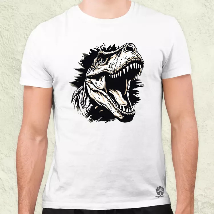 Monochrome T-rex v1 férfi póló